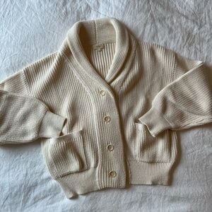 OZMA sloan cardigan in ecru
